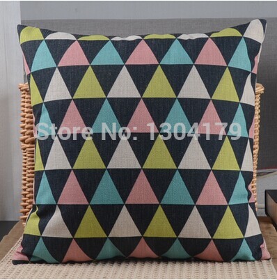 4pcs decorative throw pillows colorful arrows pillow cover cotton linen 18"cushions home decor