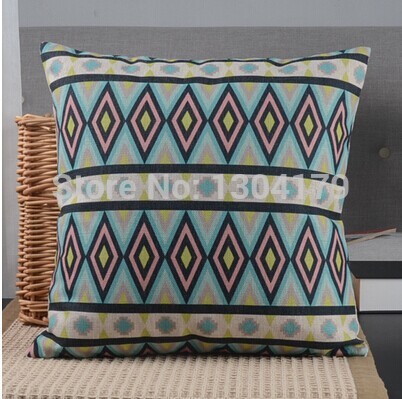 4pcs decorative throw pillows colorful arrows pillow cover cotton linen 18"cushions home decor