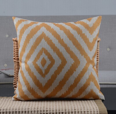 4pcs feather -cotton&linen cushions throw pillow/cushion for sofa/couch/car/office/home decor(excluding core)18"