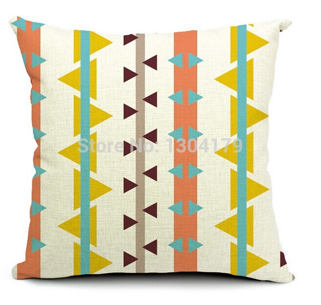 5pcs /lot whole bohemian style abstract triangular pillow cushion sofa cushion pillow covers pillows decorate