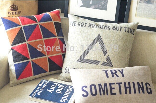 5pcs patterns new home decorative sofa cushion cover throw pillow case