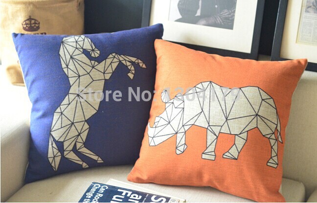 5pcs patterns new home decorative sofa cushion cover throw pillow case