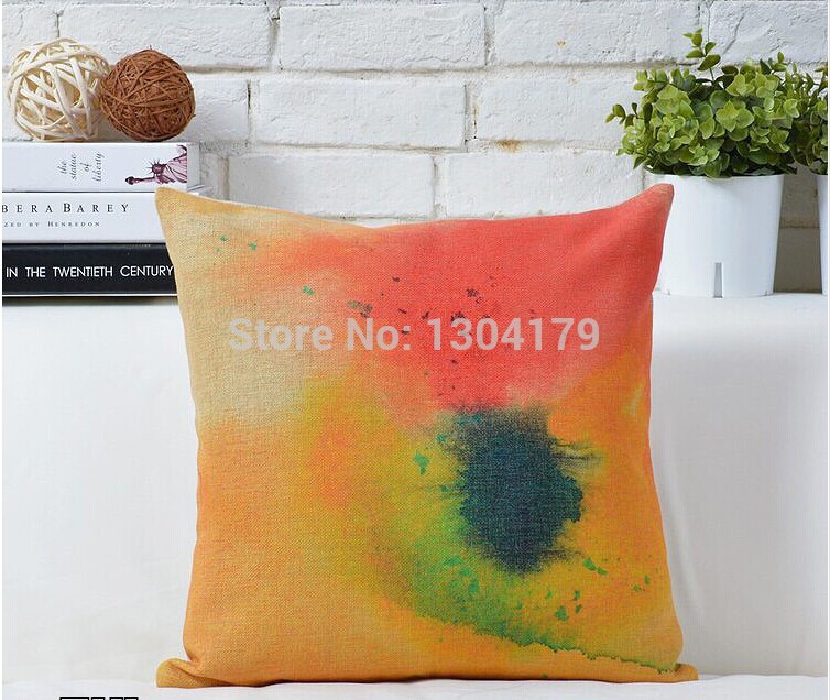 bed /sofa /chair cover fire and fresh style cotton and linen cushion cover 45*45cm