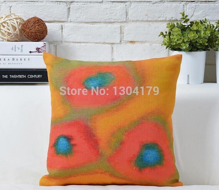 bed /sofa /chair cover fire and fresh style cotton and linen cushion cover 45*45cm