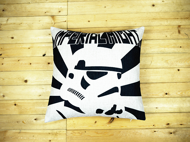 black and white american classic star wars series linen cotton pillow cushion ,throw pillow case, home sofa car decoration