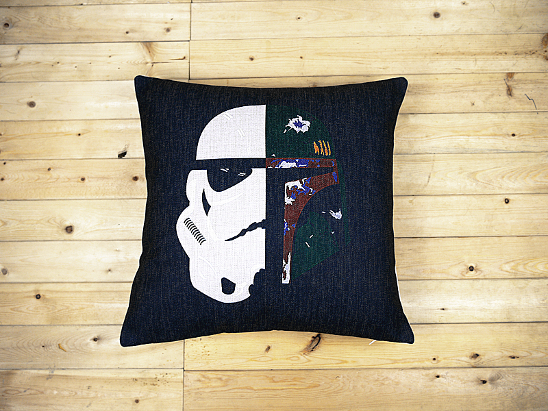 black and white american classic star wars series linen cotton pillow cushion ,throw pillow case, home sofa car decoration