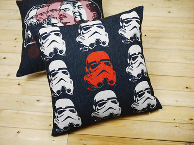 black and white american classic star wars series linen cotton pillow cushion ,throw pillow case, home sofa car decoration