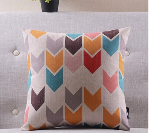 colored arrows box, home fashion pillow cover, cushion covers for sofa,pillows decorate,2pcs cushion pillow,pillowcase