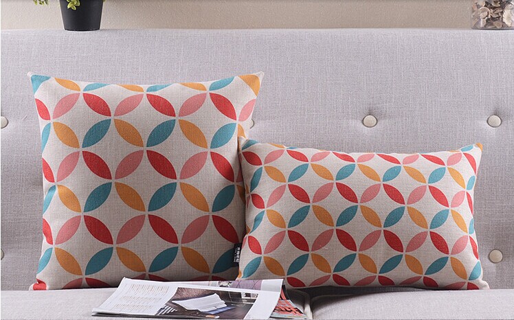 colorful abstract geometric shapes, pillow cover,modern pillows, pillows decorate,sofa cushion cover,cushions,throw pillow