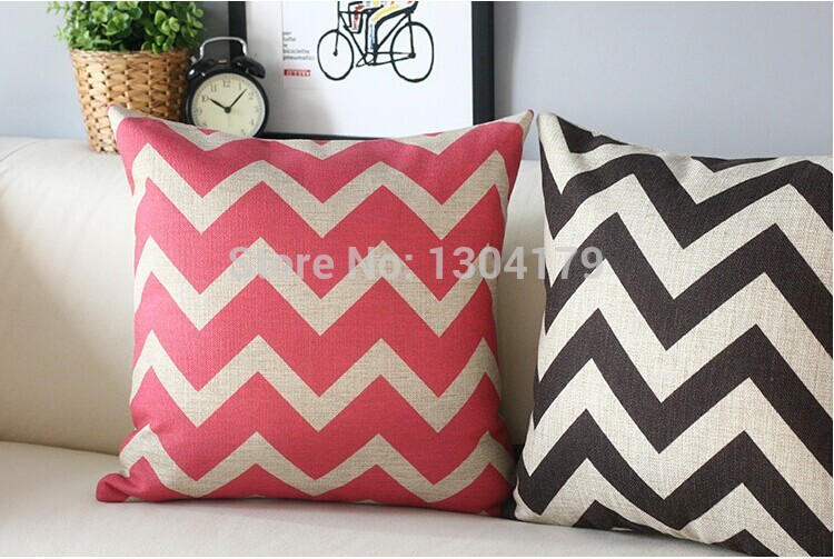 creative carton american bop art bedding stripe black and white sofa cushion cover pillow case whole