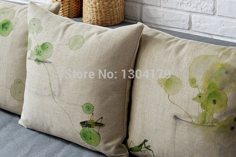 - creative geometric animal fresh decorative cushion covers 3pcs cotton linen pillow cover 45cm*45cm home decor