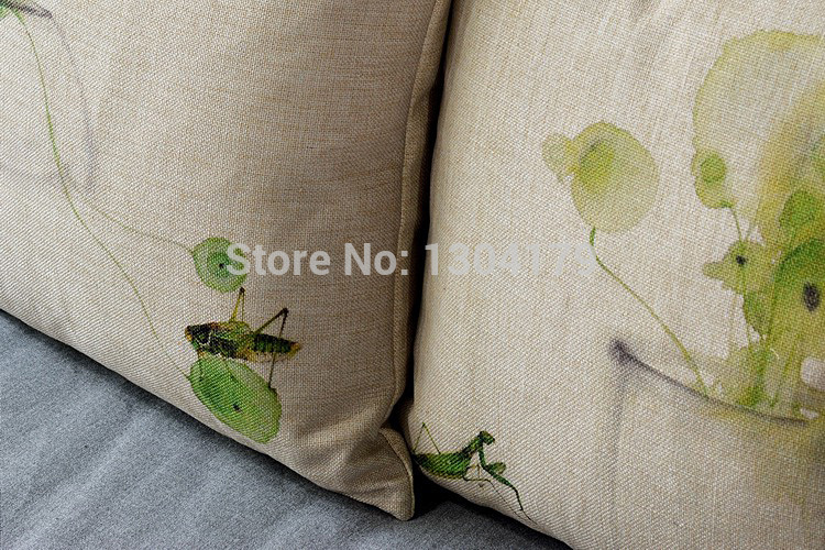 - creative geometric animal fresh decorative cushion covers 3pcs cotton linen pillow cover 45cm*45cm home decor