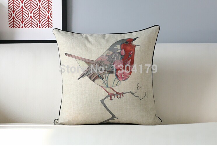 ctw chair pillow sofa bloster fashion animal funny bird parrot cushion cover creative pillow cute seat cushion