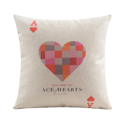 custom made love heart cushion simple creative wedding pillows decorate cartoon cute decorative pillow case