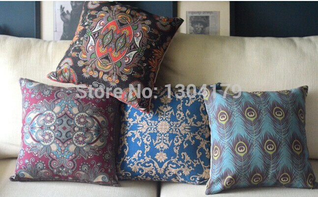 european classical style pillow cover 4pcs fancy pillowcase linen cotton cushion sofa cover pillows decorate !