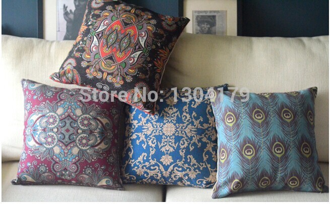 european classical style pillow cover 4pcs fancy pillowcase linen cotton cushion sofa cover pillows decorate !