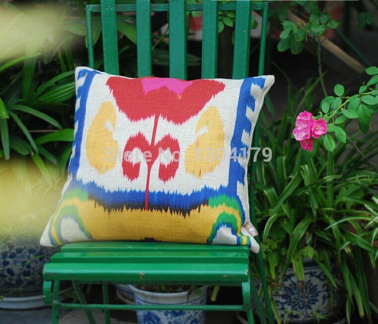 exotic southeast asia bohemia style cushion cover bohemia pillow cushions for office home sofa cushions 45*45cm 4pcs/lot pillows