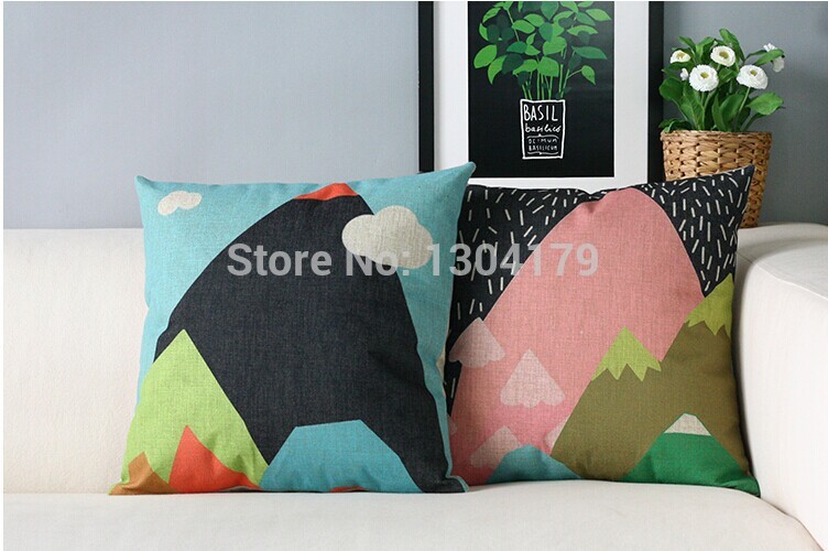 fluid pillow cover taro rustic christmas lu embroidery sofa cushion cover cartoon cushion