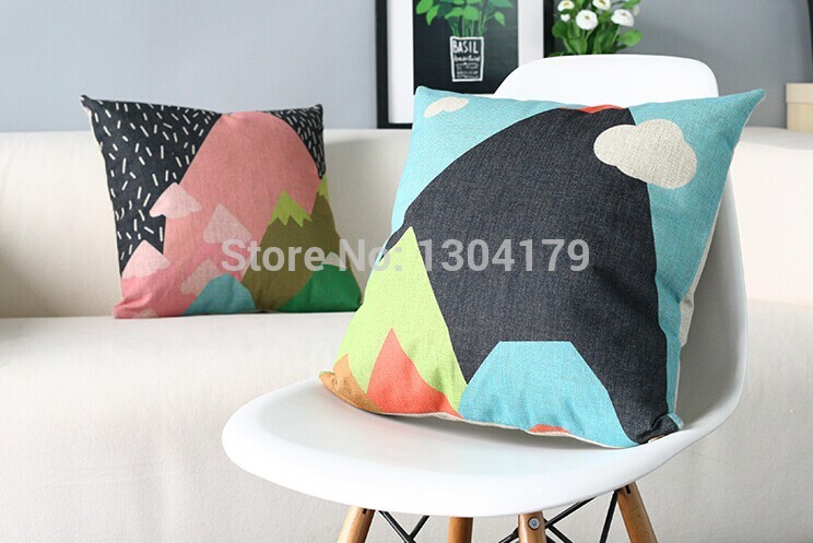 fluid pillow cover taro rustic christmas lu embroidery sofa cushion cover cartoon cushion