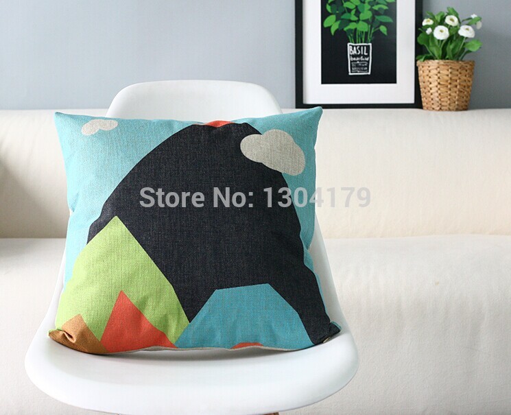 fluid pillow cover taro rustic christmas lu embroidery sofa cushion cover cartoon cushion