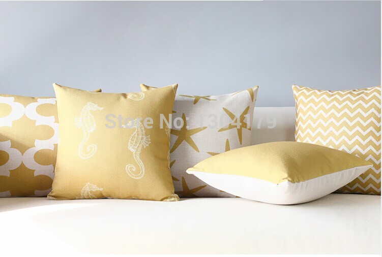 geometric square pillowcase pillow cushions yellow,style modern home decoration super soft velvet pillow cover