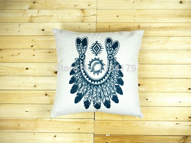 home decor cotton linen decorative throw pillow cover cushion cover indian multi floral designs square 18"