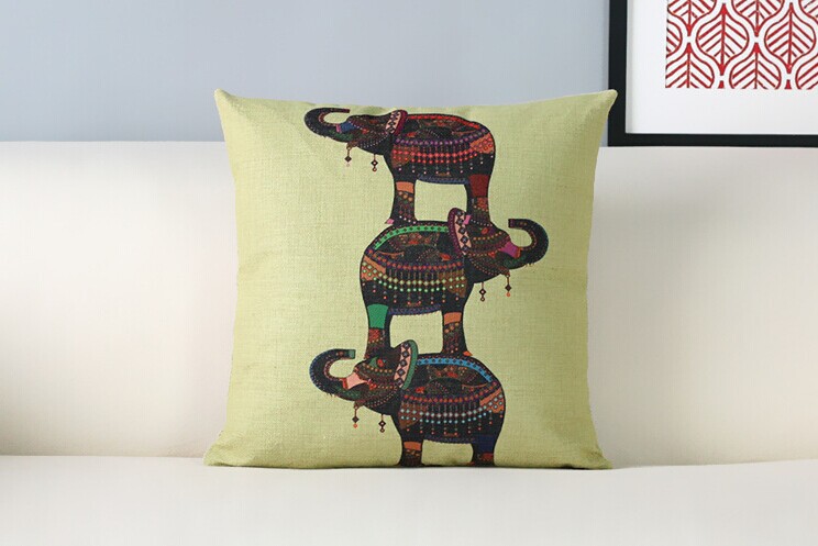 indian style geometric pattern cotton linen sofa cushion cover ,sofa pillow, pillows decorate, modern pillow cover. pillow case