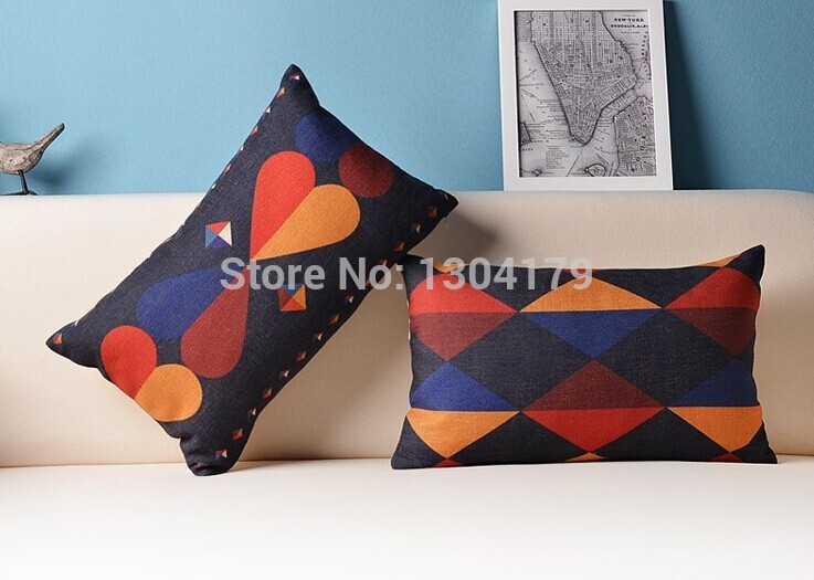 love heart shape lumbar pillow cushion covers sofa chair cushions capa de almofada 30cm*50cm home decor