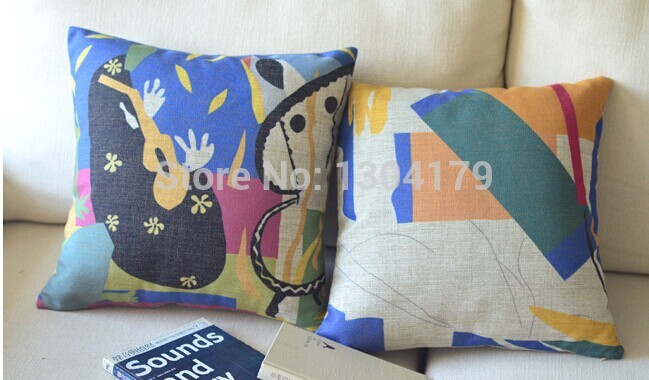 matisse painting cushions home decor modern minimalist fresh cushion pillow fashion creative cushion cover whole