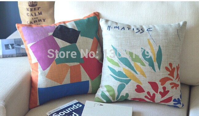 matisse painting cushions home decor modern minimalist fresh cushion pillow fashion creative cushion cover whole