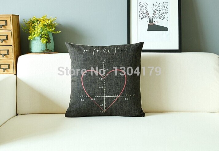 on life rules home decoration pillowcase piano mathematics illustration pillows decorate soft and comfortable pillow case