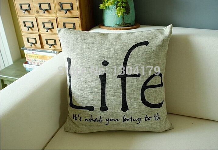 on life rules home decoration pillowcase piano mathematics illustration pillows decorate soft and comfortable pillow case