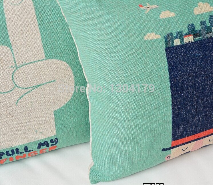 retro vintage purple flower green vase home decorative cotton linen pillow case cushion cover 18'' 45cm