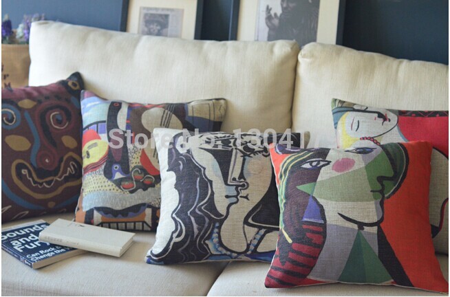 roy lichtenstein pop art painting ohhh cushion cover home decorative throw pillow case