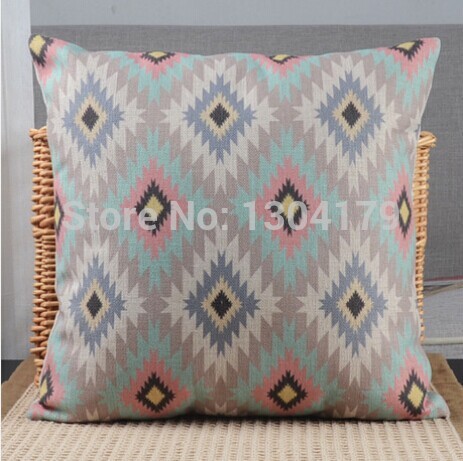 style decorative pillow covers 4pcs pillowcase cotton linen cushion cover 45cmx 45cm chevron decorative throw pillows