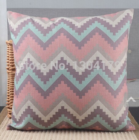 style decorative pillow covers 4pcs pillowcase cotton linen cushion cover 45cmx 45cm chevron decorative throw pillows