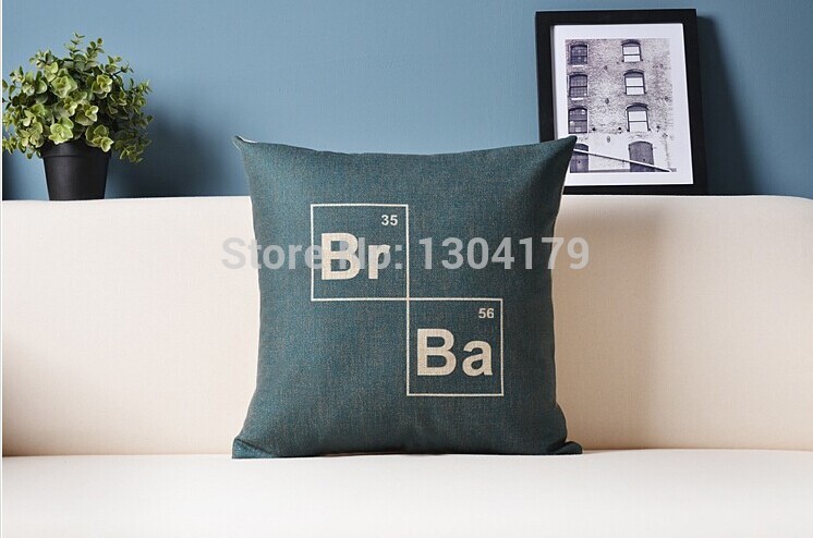 tv u.s. drama breaking bad cotton linen throw pillow covers, sofa cushions/almofadas, seat cushions, nap pillow home decor