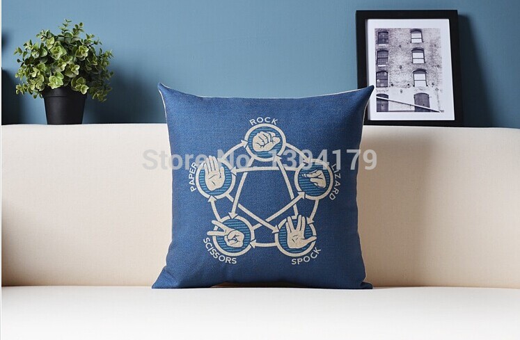 us tv the big bang theory throw pillow cushion covers home decor capa de almofada sofa couch pillows