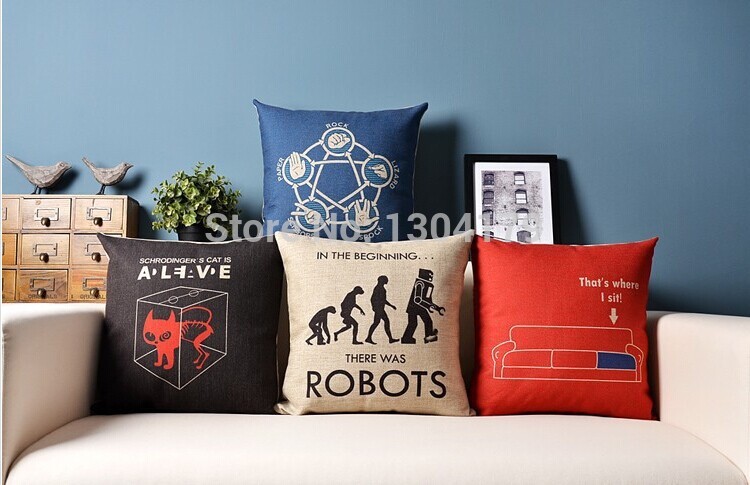 us tv the big bang theory throw pillow cushion covers home decor capa de almofada sofa couch pillows