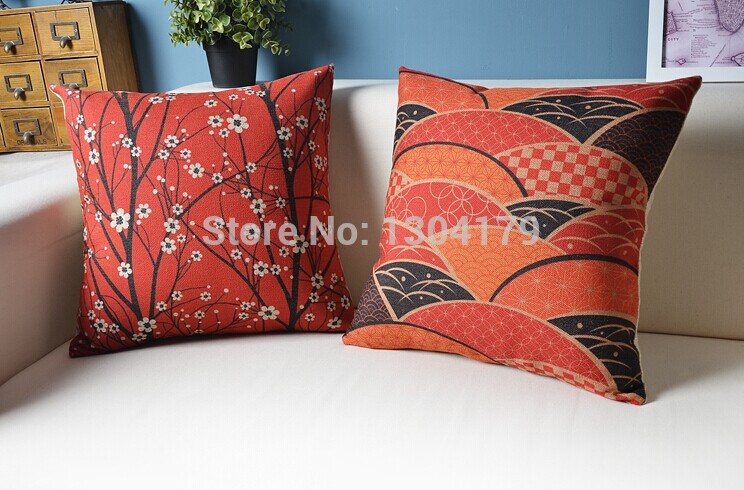 whole all kinds geometry printing cushion pillow cotton linen pillowcase cushion home decorate pillow covers