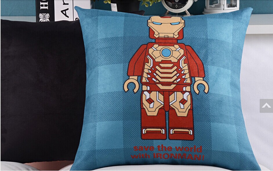 whole cartoon heroes leather cashmere decorative pillows cushion pillow sofa cover cushion covers