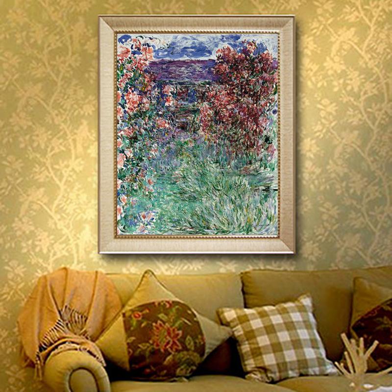 hand made reproduction famous abstract landscape claude monet oil painting on canvas living room for home wall decor