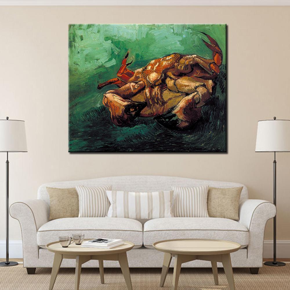 a crab on its back by vincent van gogh paintings handmade reproduction museum quality animal oil painting on canvas 40x50cm