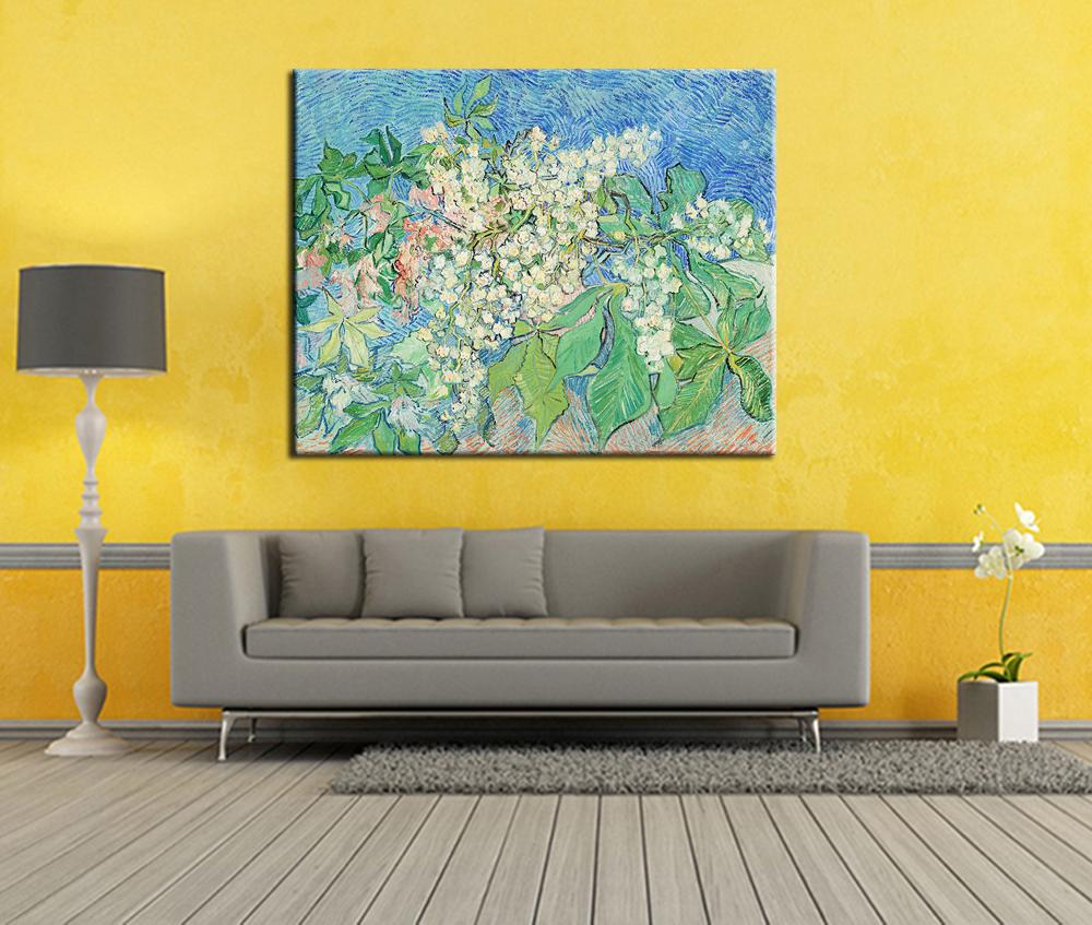 blooming chestnut tree of vincent van gogh paintings museum quality handmade reproduction flower oil painting on canvas