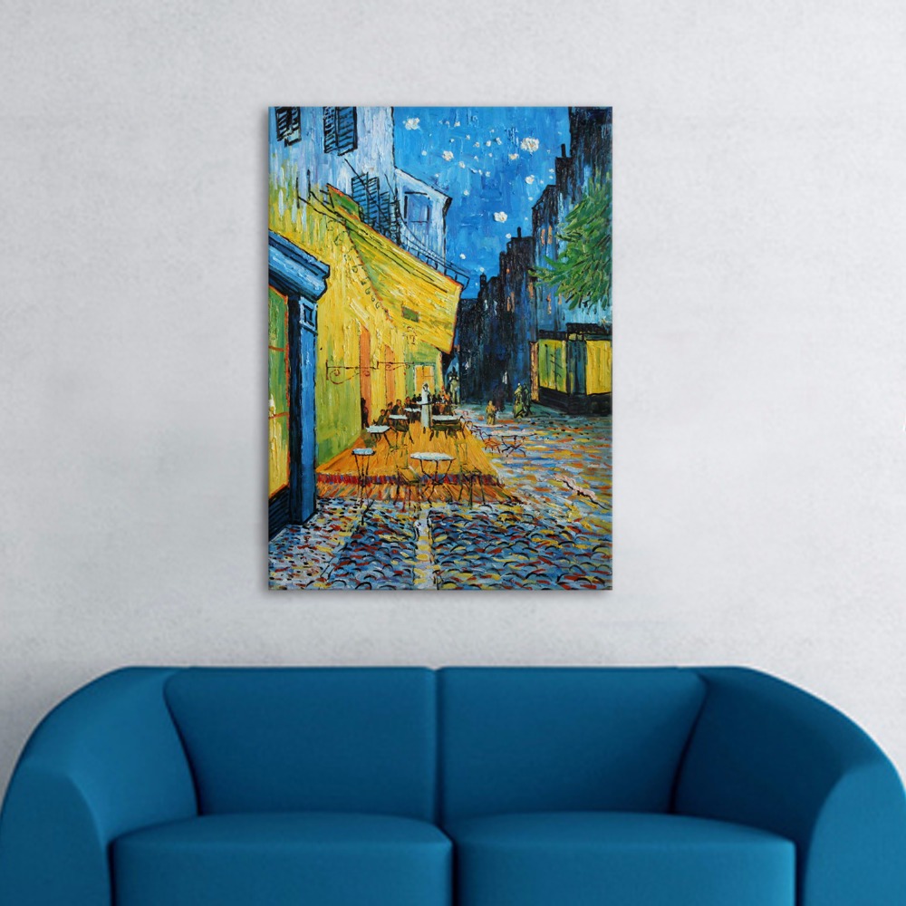 cafe terrace at night famous painting hand painted vincent van gogh oil painting on canvas living room home decor wall art