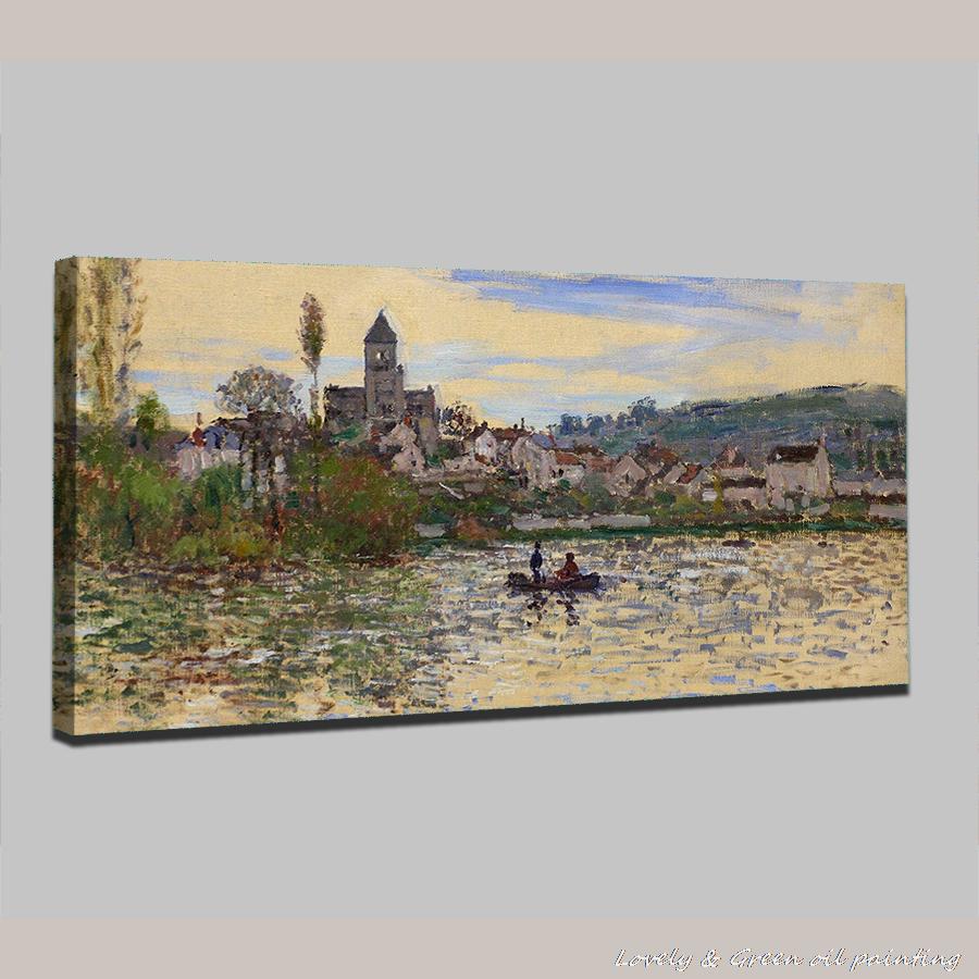 handpainted claude monet oil painting reproduction abstract modern oil painting on canvas building wall painting home decoration