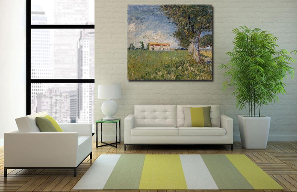 home decor frameless decorative painting on canvas handmade reproduction vincent willem van gogh landscape picture