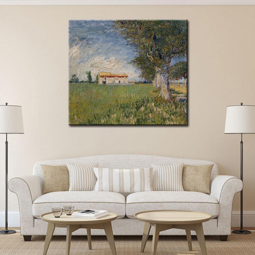 home decor frameless decorative painting on canvas handmade reproduction vincent willem van gogh landscape picture