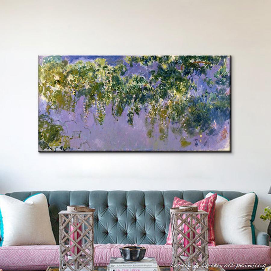 large wall painting handpainted monet oil painting reproduction abstract modern oil painting on canvas art home decoration