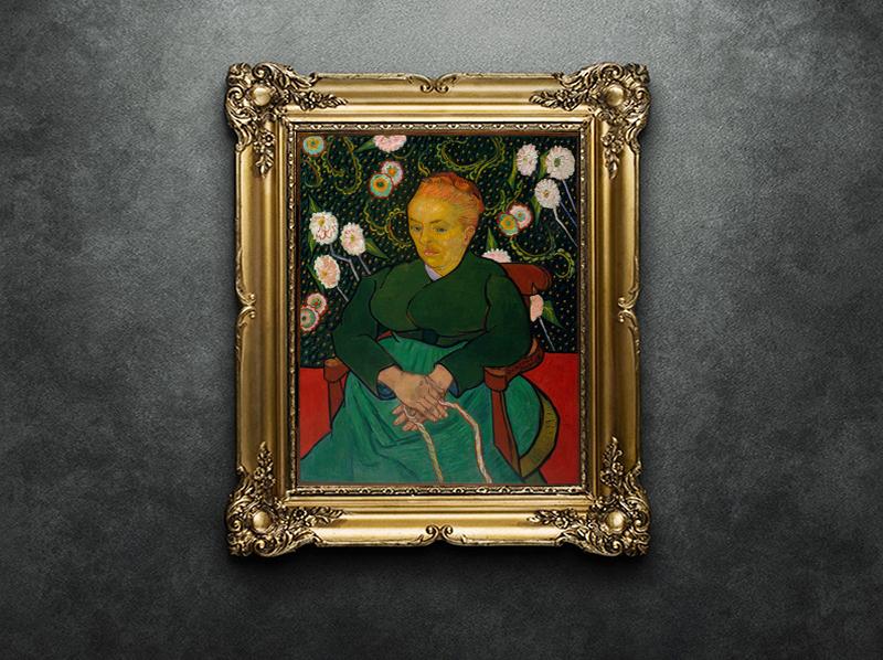 vincent van gogh la berceuse hand painting oil painting on canvas home decor 40x50cm